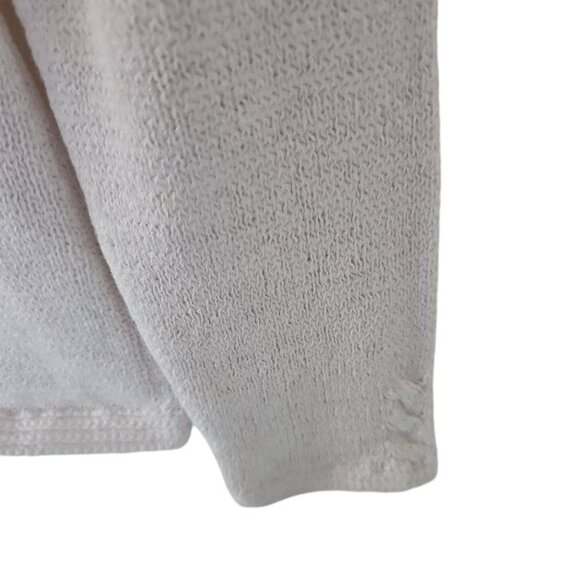 Pendleton White Cotton Blend Cardigan V-Neck Sweater Womens S Small Button Front - Picture 3 of 12